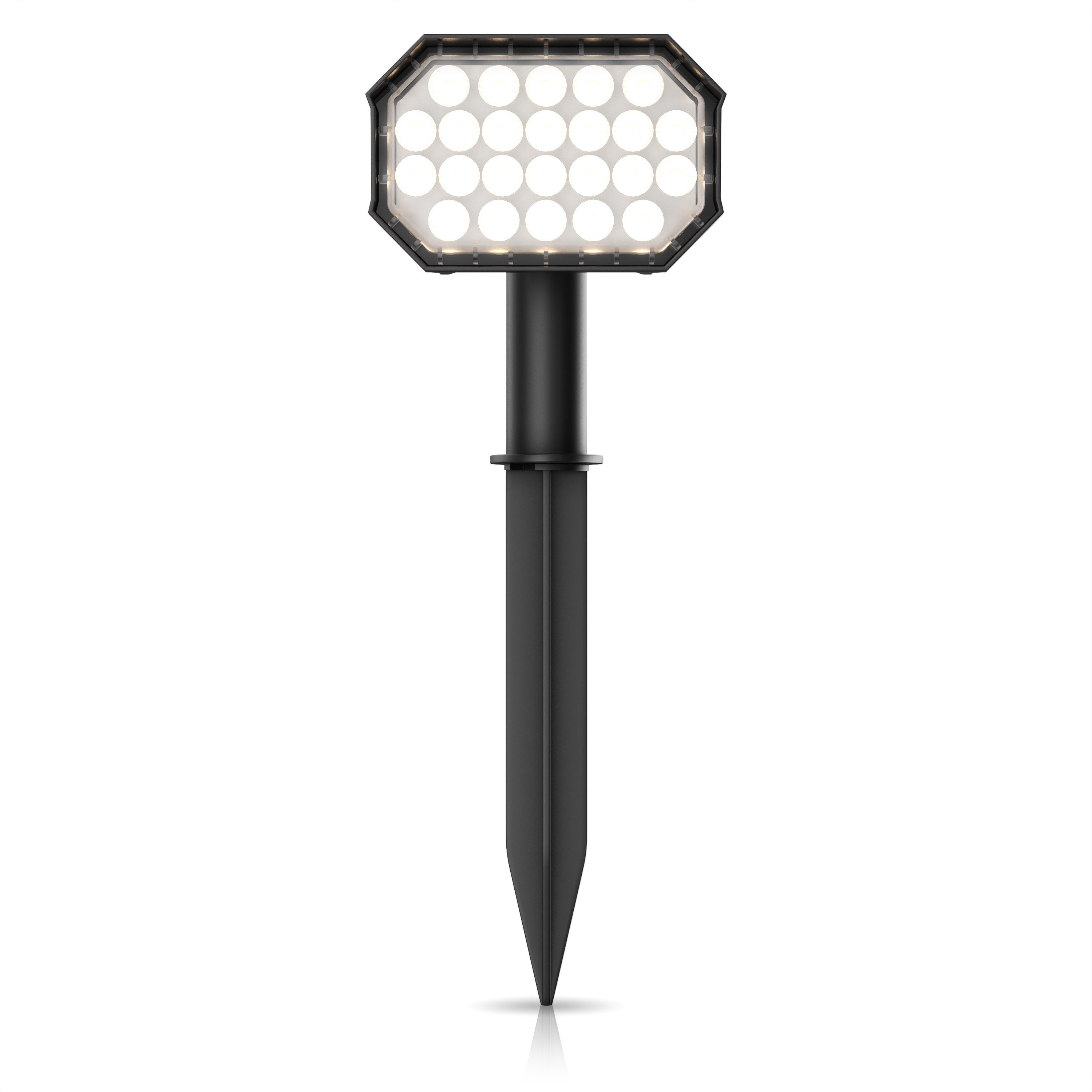 Brandson LED Gartenstrahler Solar Erdspießleuchte, Akku Gartenleuchte, Sola günstig online kaufen