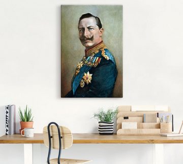 Artland Leinwandbild Wilhelm II., Menschen (1 St), auf Keilrahmen gespannt