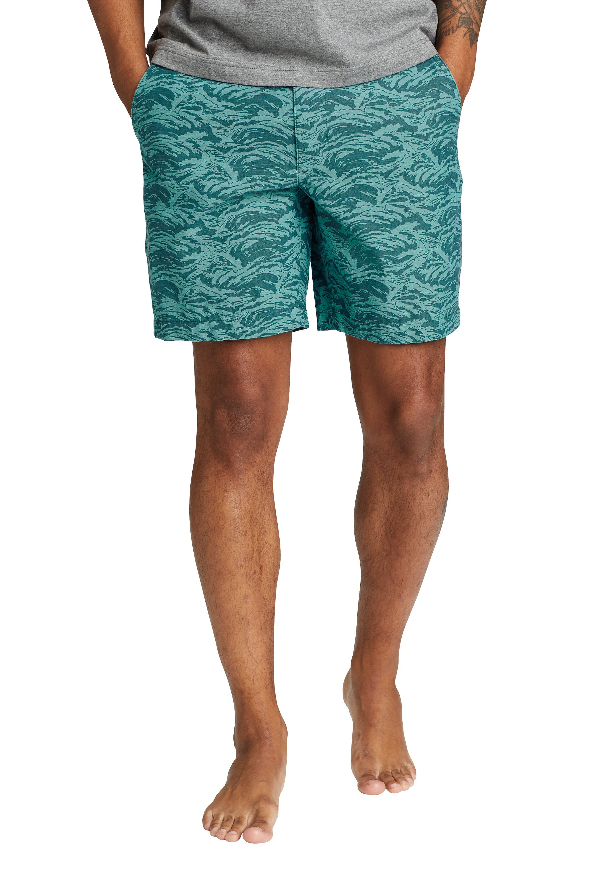 Grifton Shorts Lagune Eddie bedruckt - Bauer Shorts