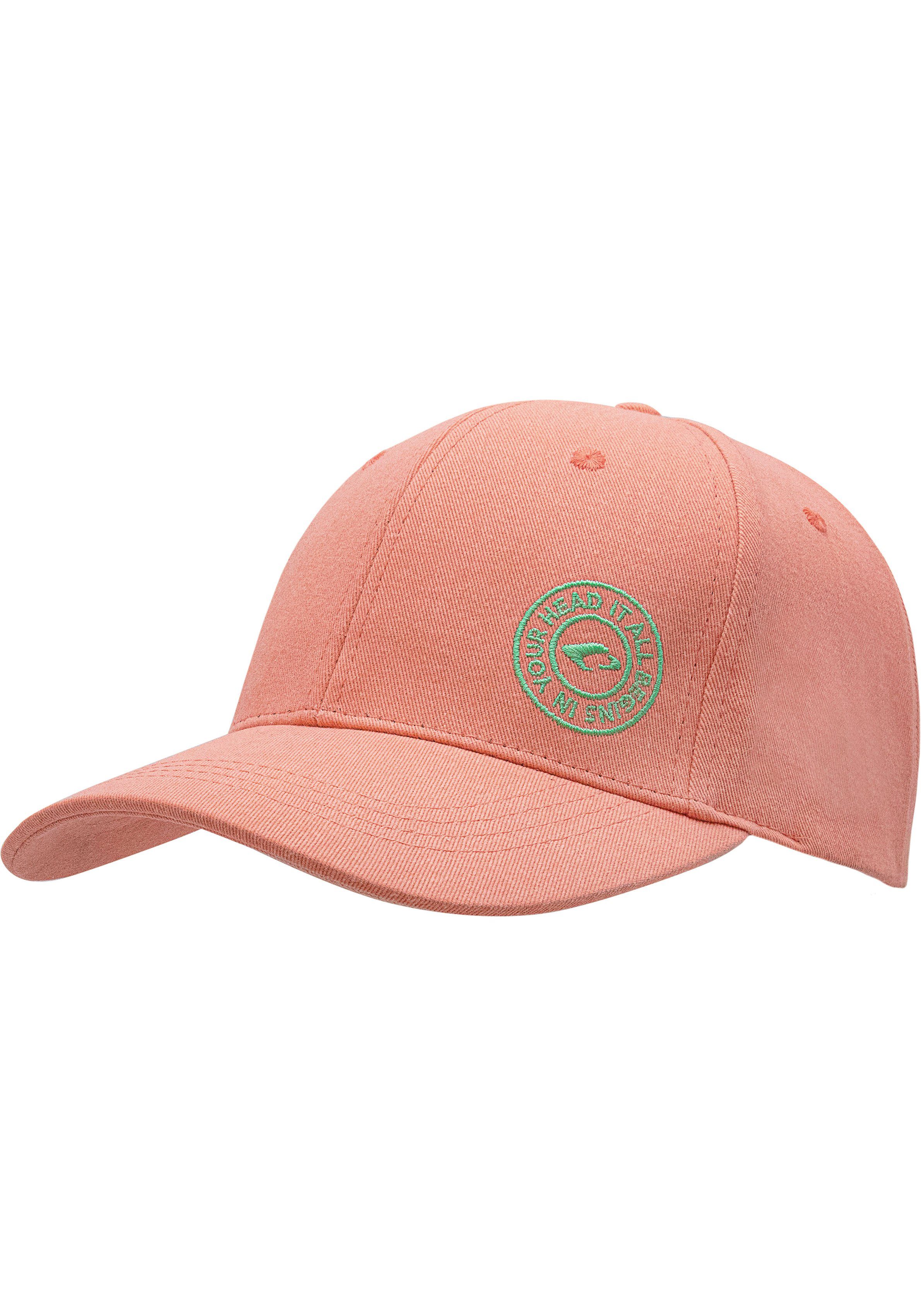 chillouts Baseball Arklow Cap Hat coral