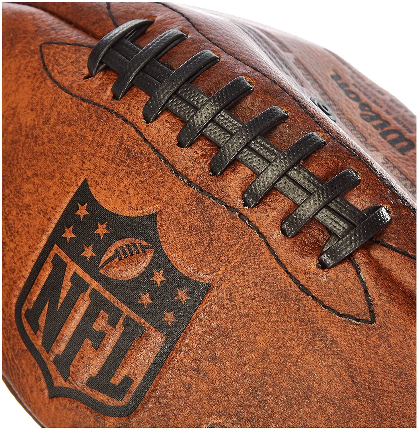 Wilson Spielball Wilson NFL American Football Spielball OFFICIAL THROWBACK 32 TEAM LOGO