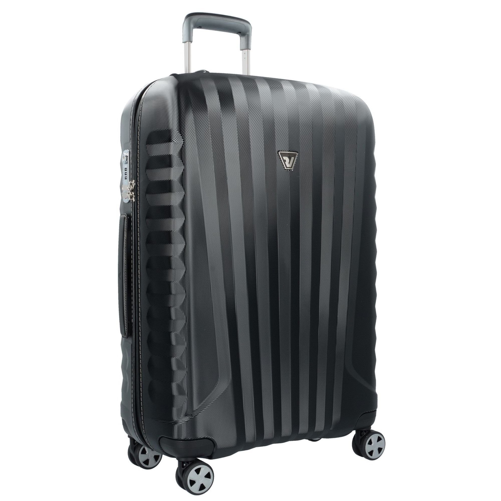 RONCATO Hartschalen-Trolley, 4 Rollen, nero Polycarbonat nero