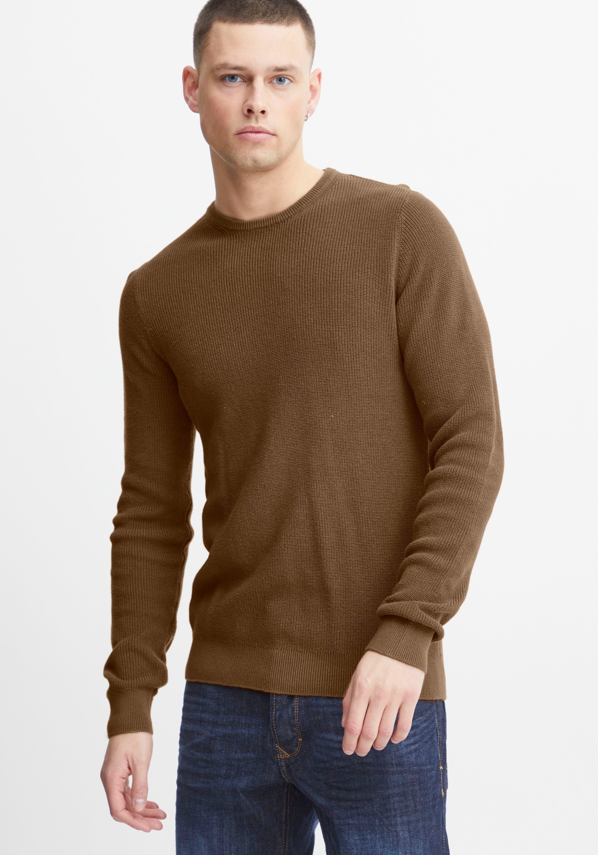 Blend Strickpullover BL Pullover BHCodford crew Brown