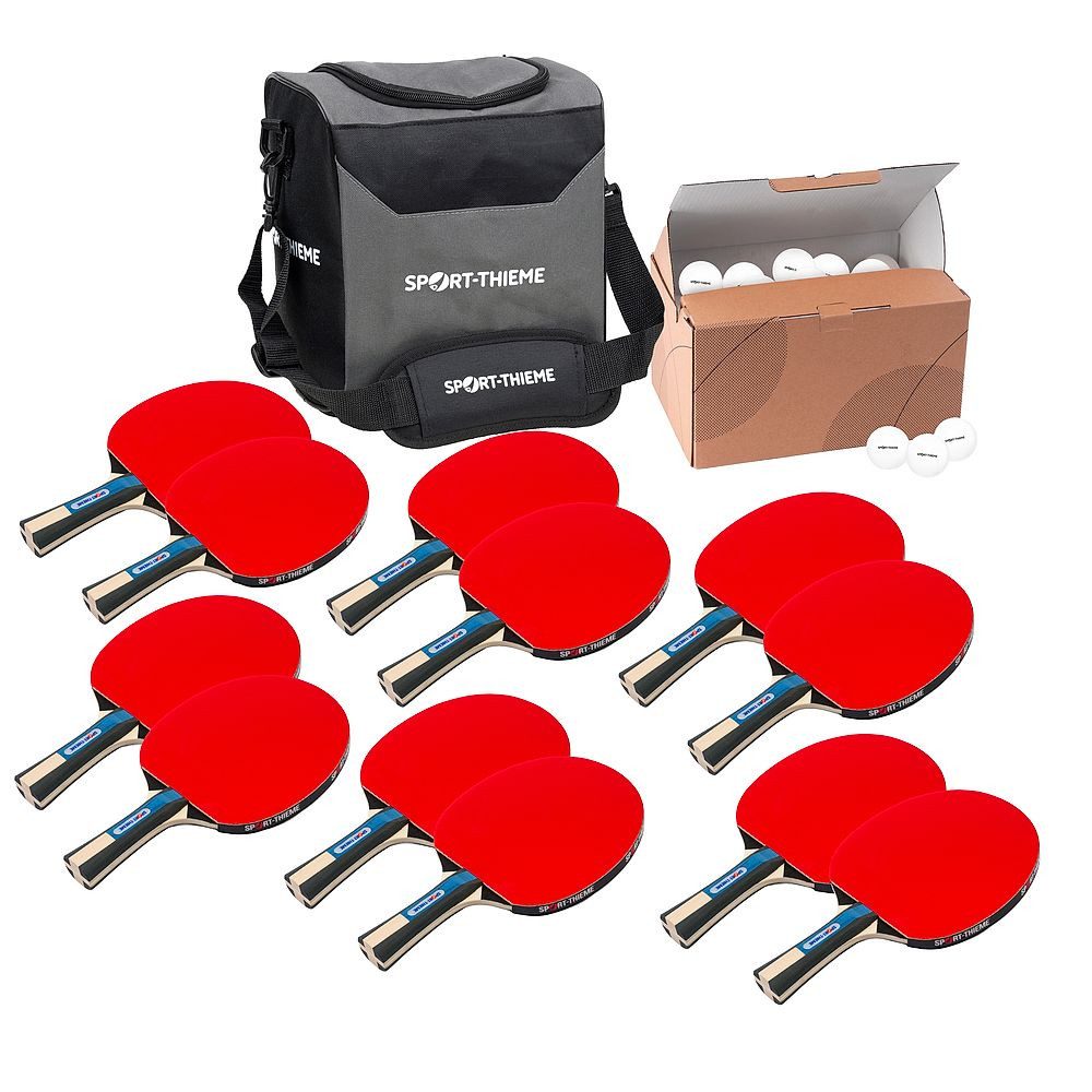 Sport-Thieme Tischtennisschläger Tischtennisschläger-Set Champ 2.0, Für Schule und Verein