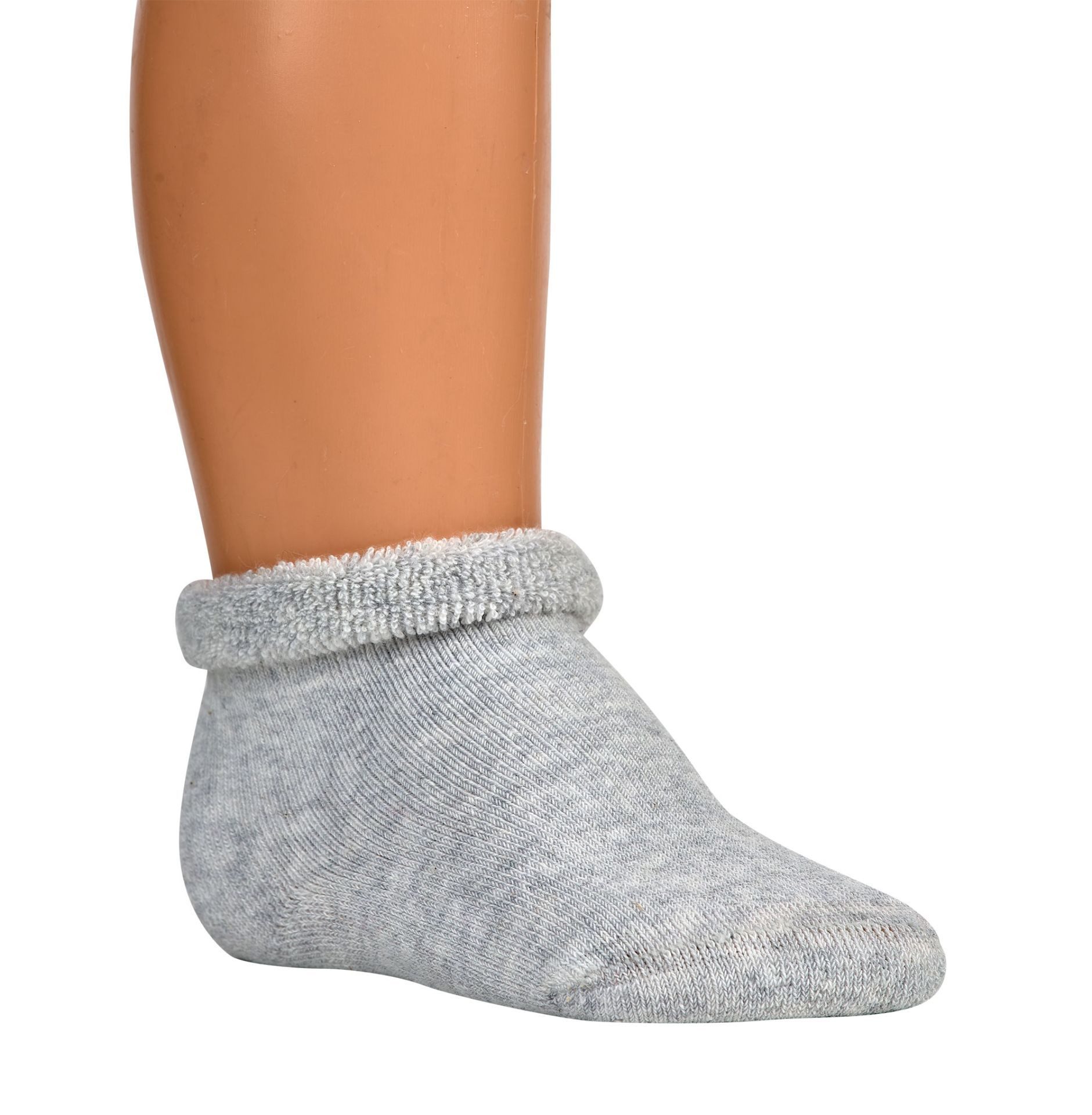 FussFreunde Socken 2 Paar Baby-Socken, Erstlings-Söckchen, mit Bio-Baumwolle, Vollfrottee (Set, 2 Paar) Vollfrottee, kein Einschnüren, mit Umschlag