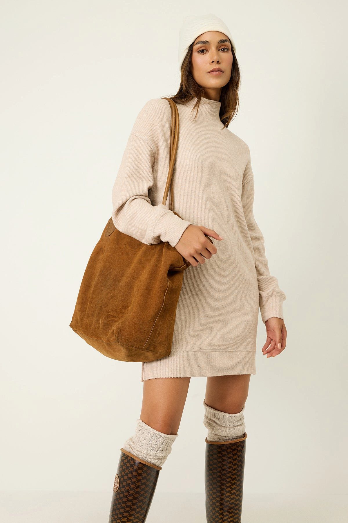 No Matter What Minikleid Kleid mit halbem Rollkragen günstig online kaufen