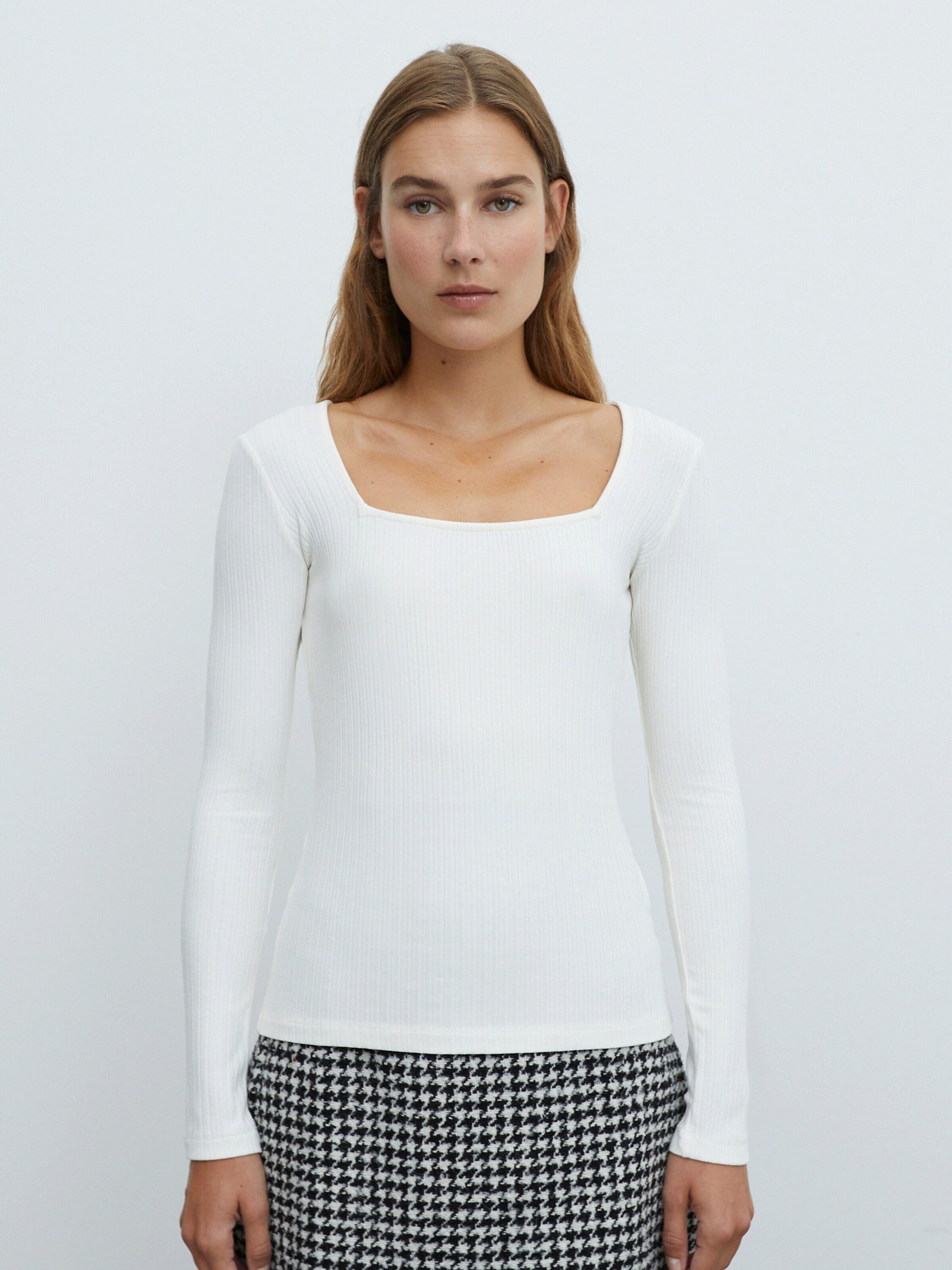 EDITED Langarmshirt Valeria (1-tlg) Plain/ohne Details