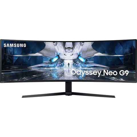 Samsung Odyssey Neo G9 S49AG954NP Curved-Gaming-LED-Monitor (124 cm/49 ", 5120 x 1440 px, DQHD, 1 ms Reaktionszeit, 240 Hz, VA LCD, 1ms (G/G)