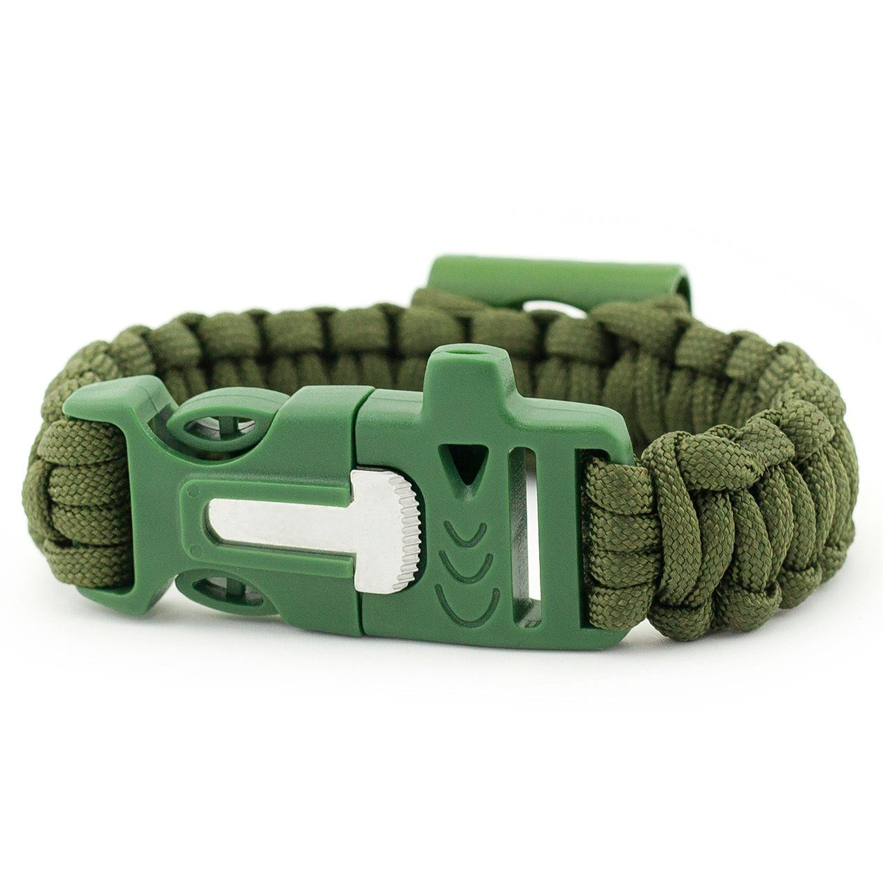 PRECORN Wickelarmband Paracord Universal Armband mit Flaschenöffner und Feuerstarter
