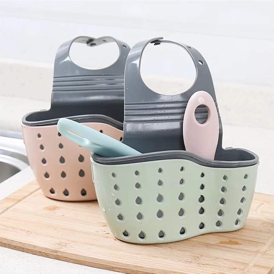 LA CUTE Schwammhalter Praktischer Küchen Schwammhalter mit Abtropflöchern in Farben, (Praktischer Schwammhalter für Küche und Spülbecken., Schwammhalter in wahlweise verschiedenen Farben), Hygienisch, platzsparend, leicht zu montieren und zu reinigen.