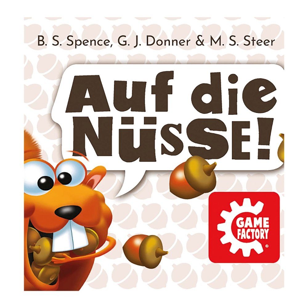 Game Factory Spiel auf die Nüsse, Familienspiel, Würfelspiel, Reisespiel, Familienspiel & Würfelspiel mit einfachen Regeln