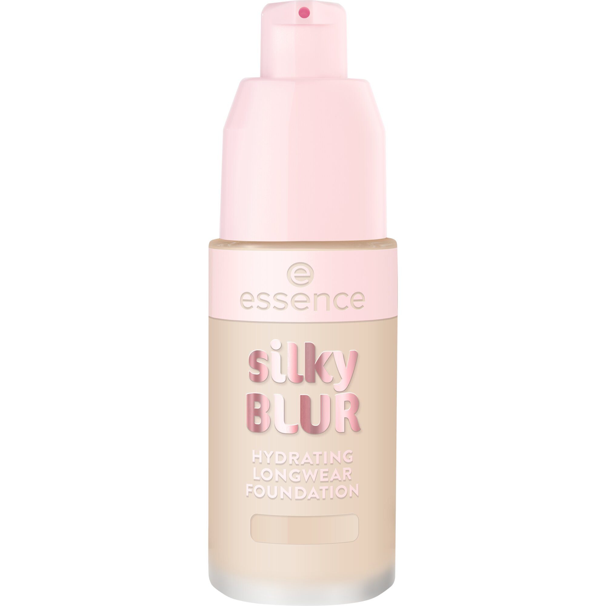 Essence Foundation SILKY BLUR HYDRATING LONGWEAR FOUNDATION, 3-tlg.