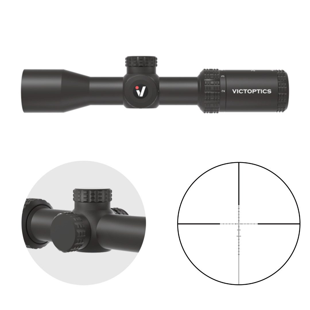 Vector Optics Victoptics VIOC-02 SOI 2-7x40 Zielfernrohr (Ideal für Jagd, Sport und Airsoft)