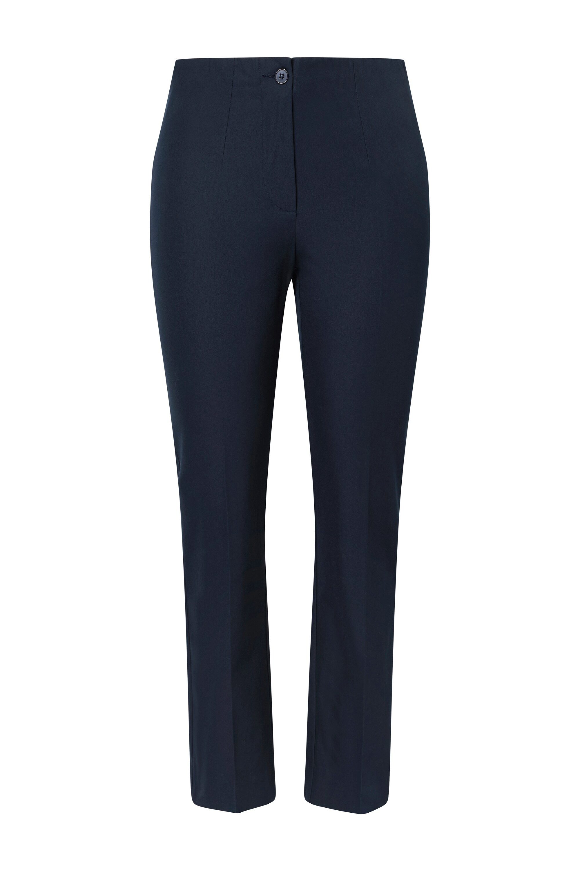 Ulla Popken Funktionshose Hose gerades Bein Elastikbund Stretch