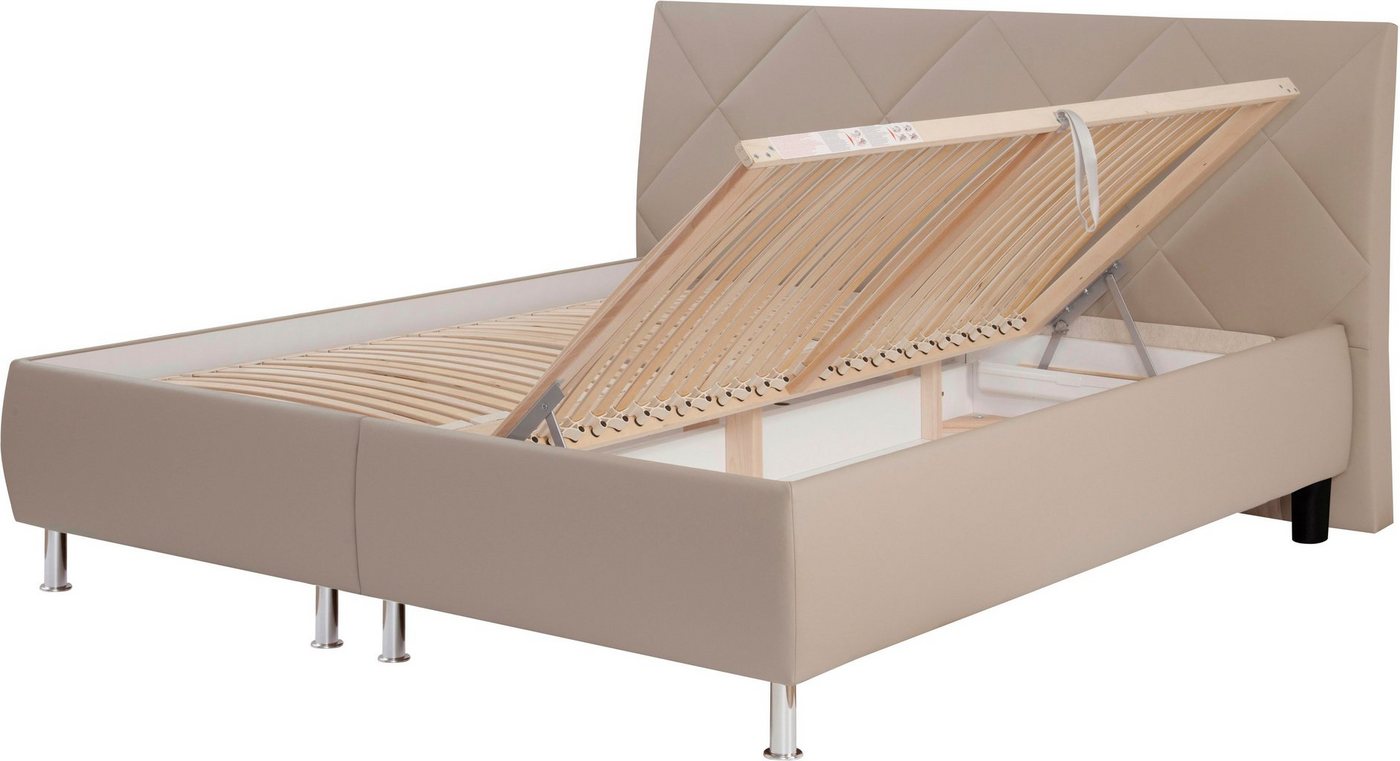 ADA trendline Polsterbett »Rosella«, inklusive Lattenrost und Bettkasten, wahlweise mit Matratze, in verschiedenen Größen und Härtegraden-kaufen