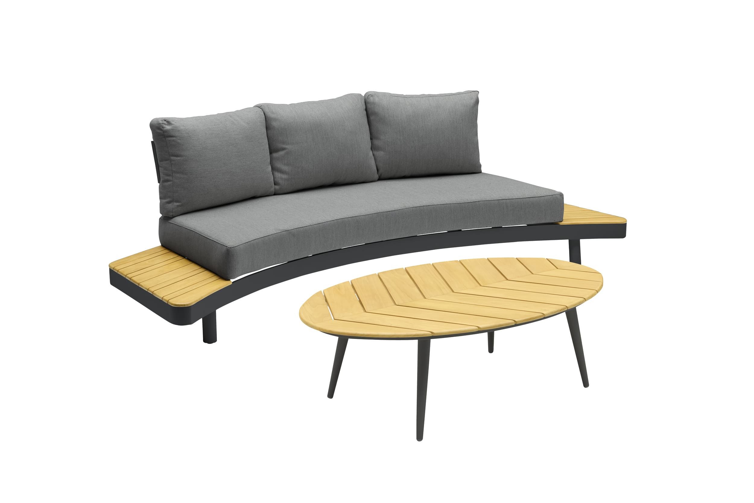 LC Garden Eckbankgruppe Gartenset »Puerto« Gartensofa + Couchtisch, (2-tlg)