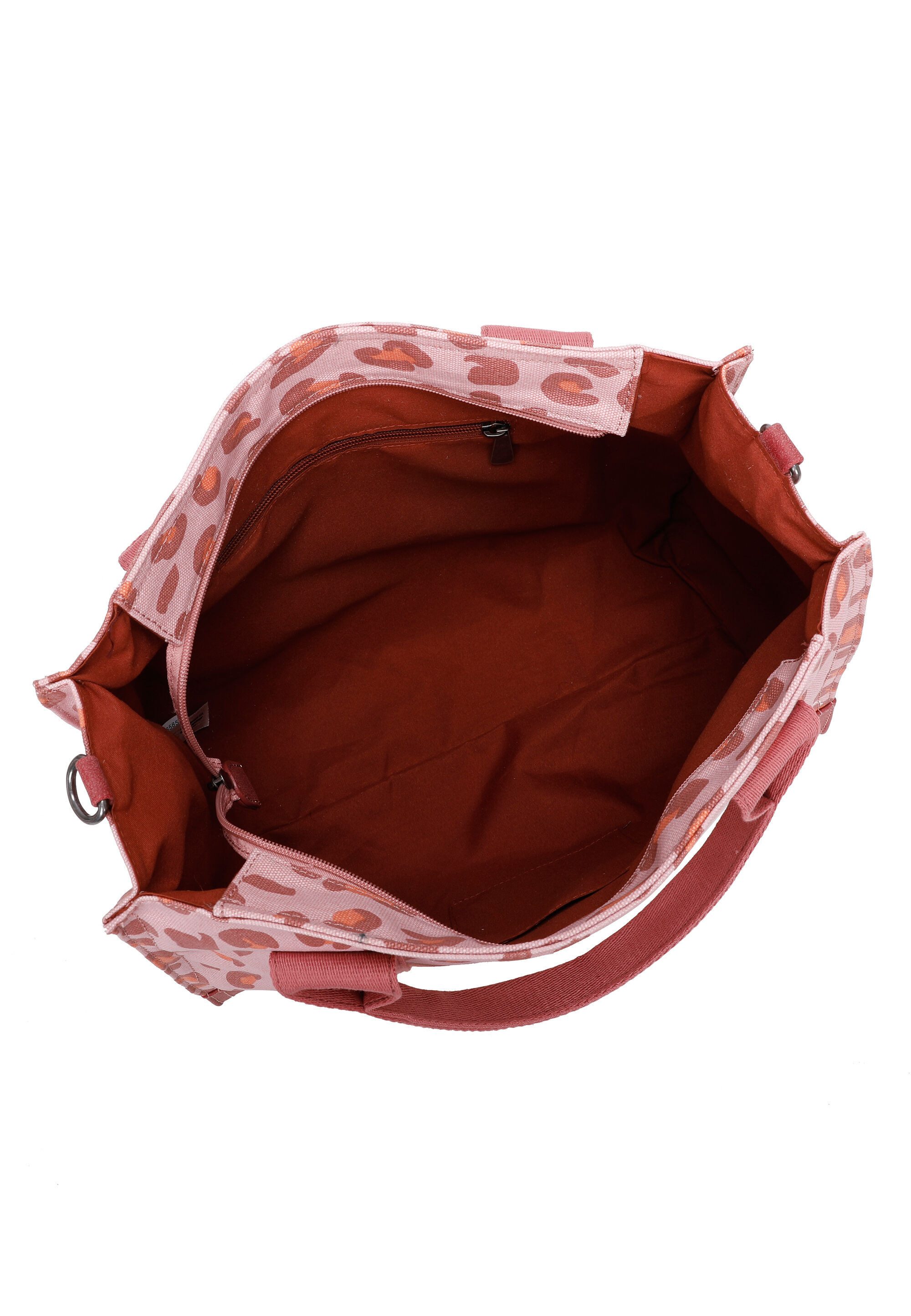 Fritzi aus Preußen Shopper Canvas Tote Bag, mit Leomuster