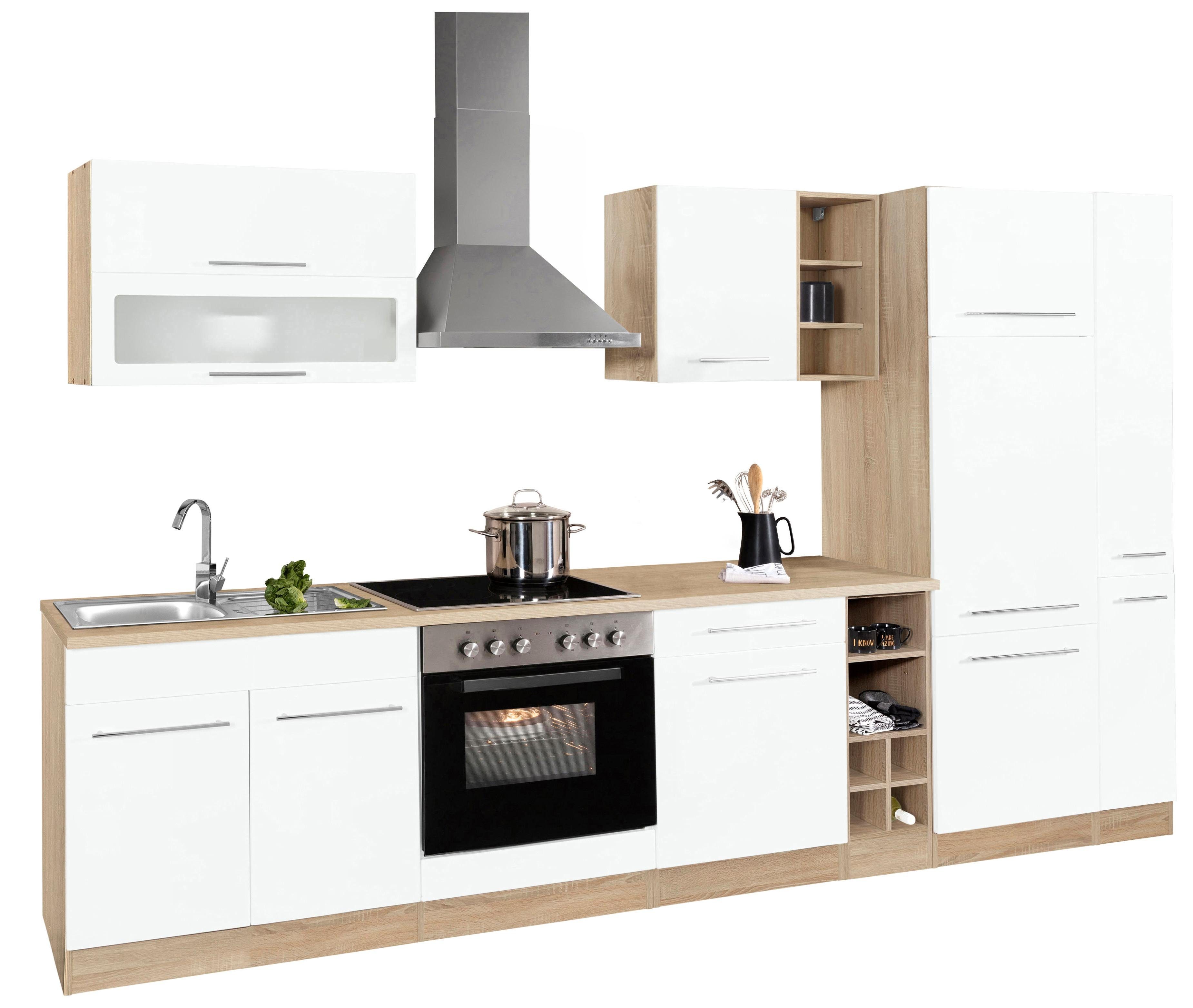 Front: weiß | Korpus: eichefarben