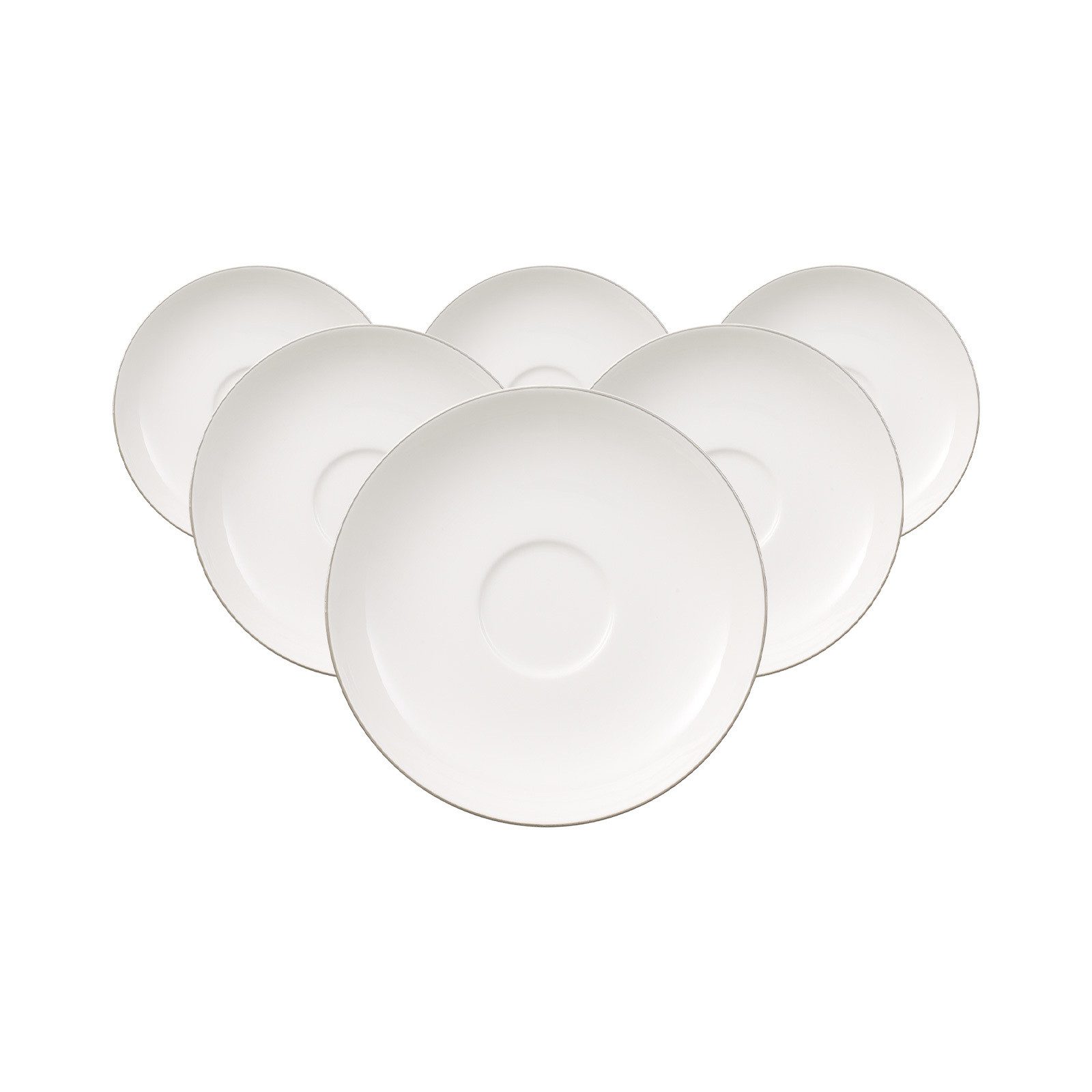 Untertasse Anmut Platinum No.1 Untertassen ø 15 cm 6er Set