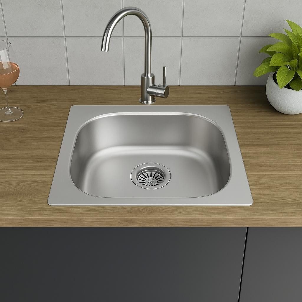 Faizee Home Edelstahlspüle Einbauspüle mit Armatur günstig online kaufen