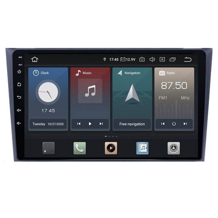 TAFFIO Für Honda CR-V 07-11 9" Touchscreen Android GPS CarPlay AndroidAuto Einbau-Navigationsgerät
