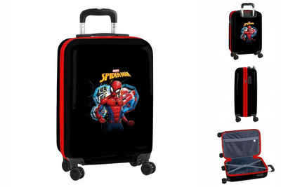 Spiderman Trolley Spiderman Koffer für die Kabine Hero Schwarz 20 34,5 x 55 x 20 cm