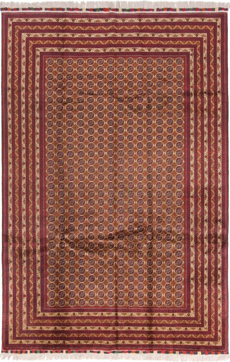 Orientteppich Afghan Mauri 199x301 Handgeknüpfter Orientteppich, Nain Trading, rechteckig, Höhe: 6 mm