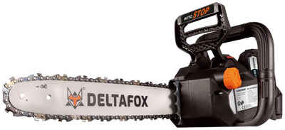 DELTAFOX Akku-Kettensäge »DG-CCS 3635 Set«, 40 cm Schwertlänge, 2 Geschwindigkeiten, mit 2 Akkus 18V/4,0 Ah und 2 Ladegeräte