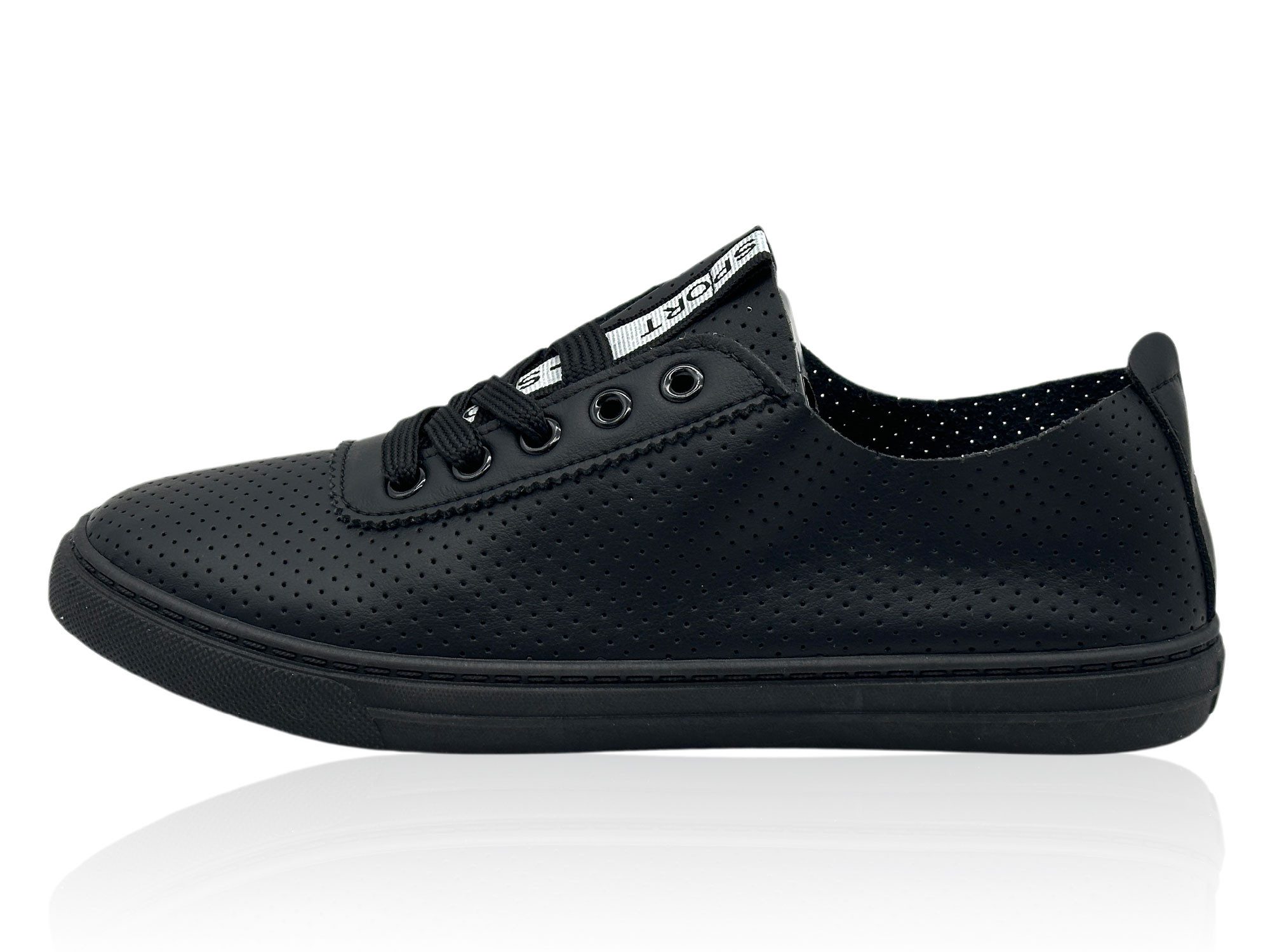 Nowaland Damen Ledersneaker aus besonders weichem Echtleder Sneaker Besonders weiches Echtleder und atmungsaktive Lochung