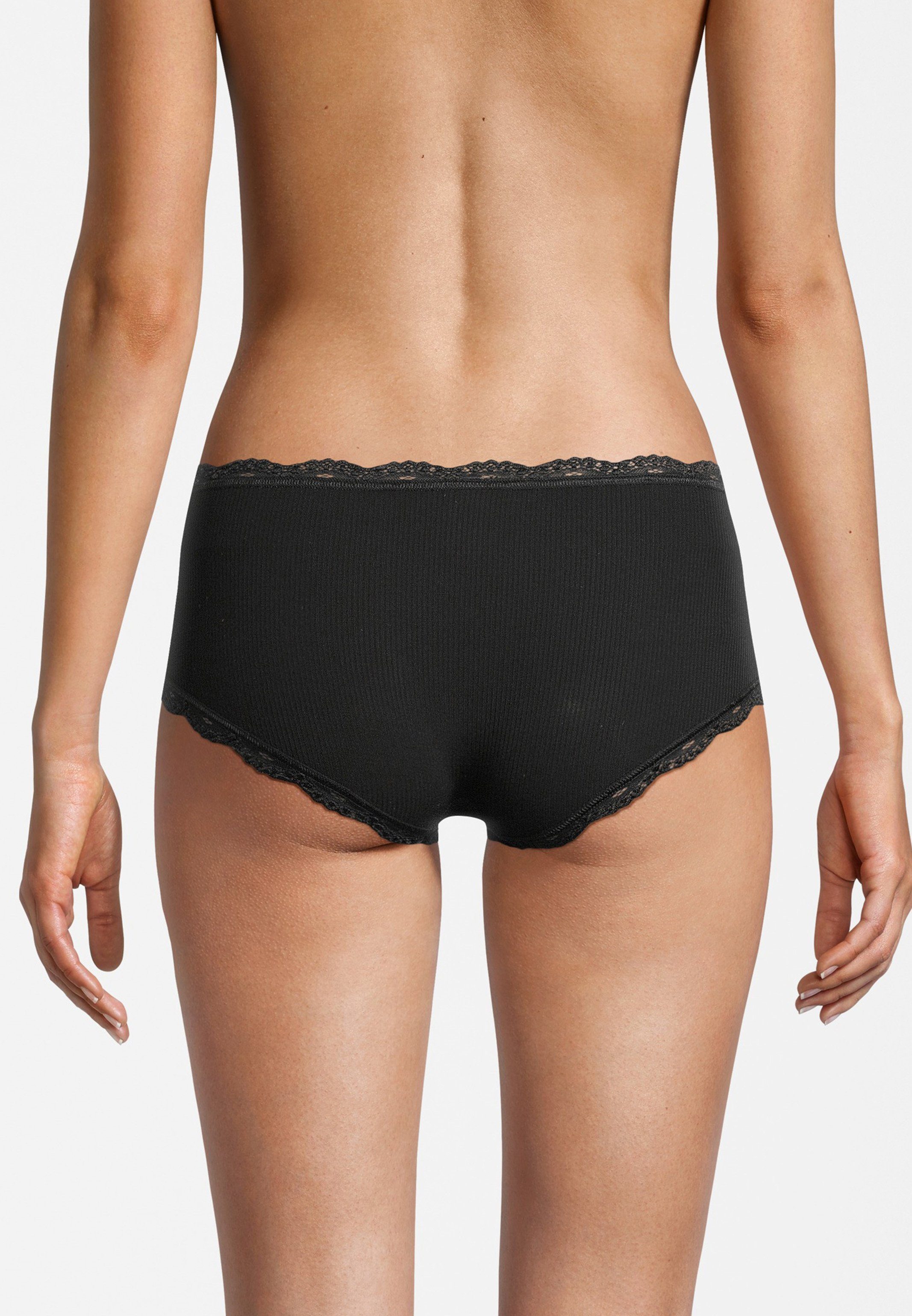 Nina Von C. Hipster 3er Pack Body & Soul (Spar-Set, 3-St) Hipster - Blickdicht - Dekorative Spitzenabschlüsse in Häkeloptik