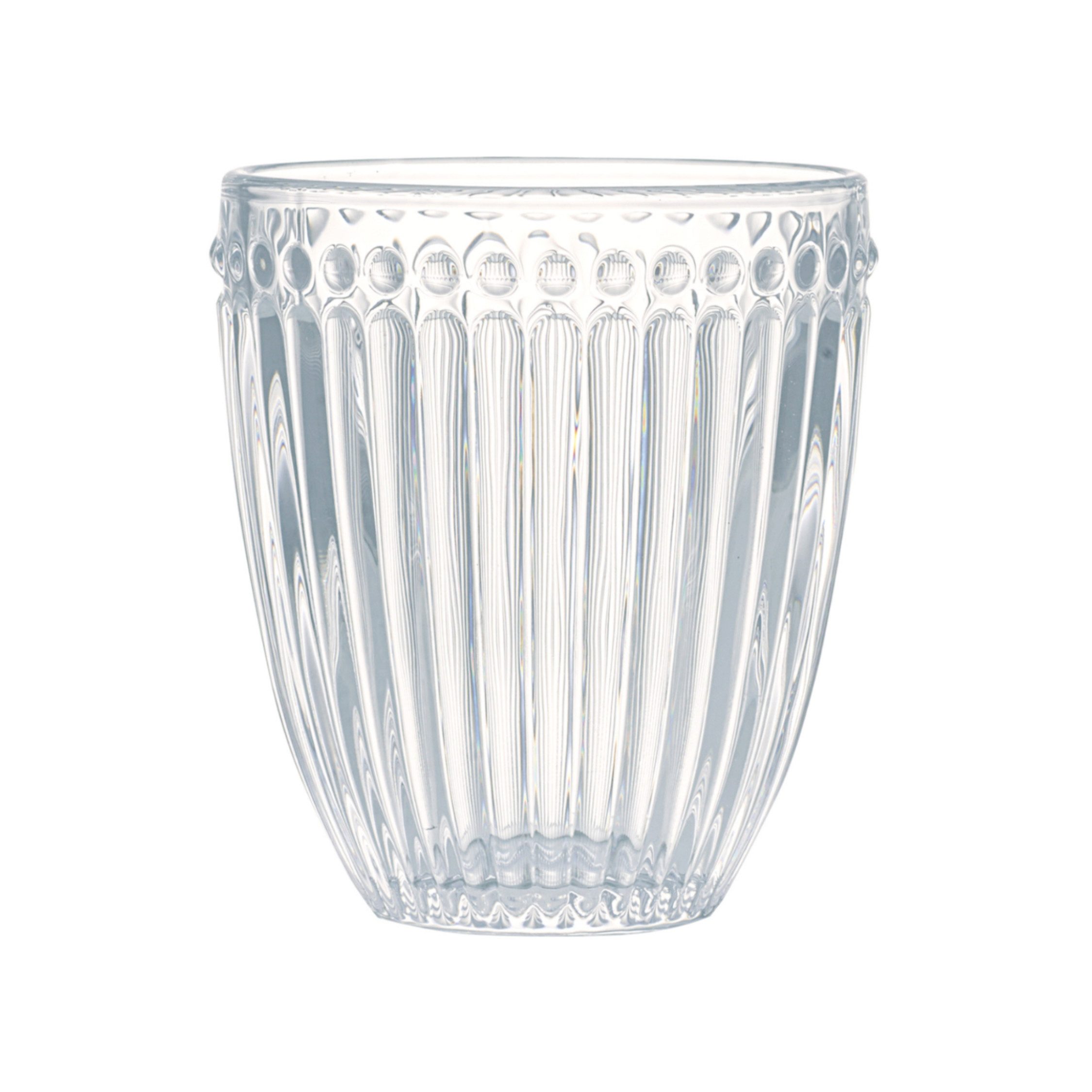 Greengate Glas GreenGate Wasserglas Alice Klar