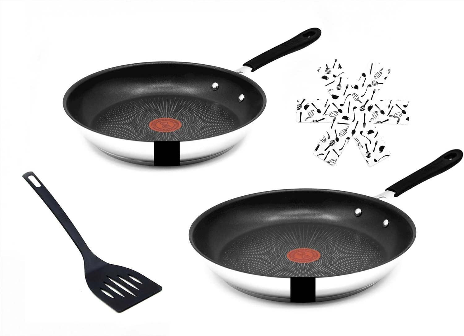 Pfannen-Set Jamie Oliver E76 Pfannenset 24+28cm, Pfanne alle Herdarten + Induktion