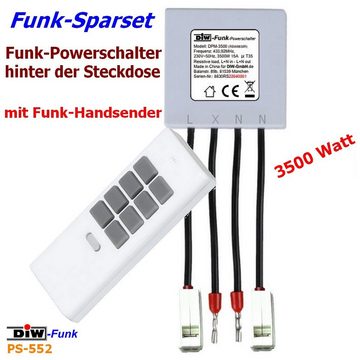 DIW-Funk Licht-Funksteuerung PS-552 DIW-Funk Sparset 230V-Power-Modul DPM-3500, 1 Schaltkontakte, 1-tlg.