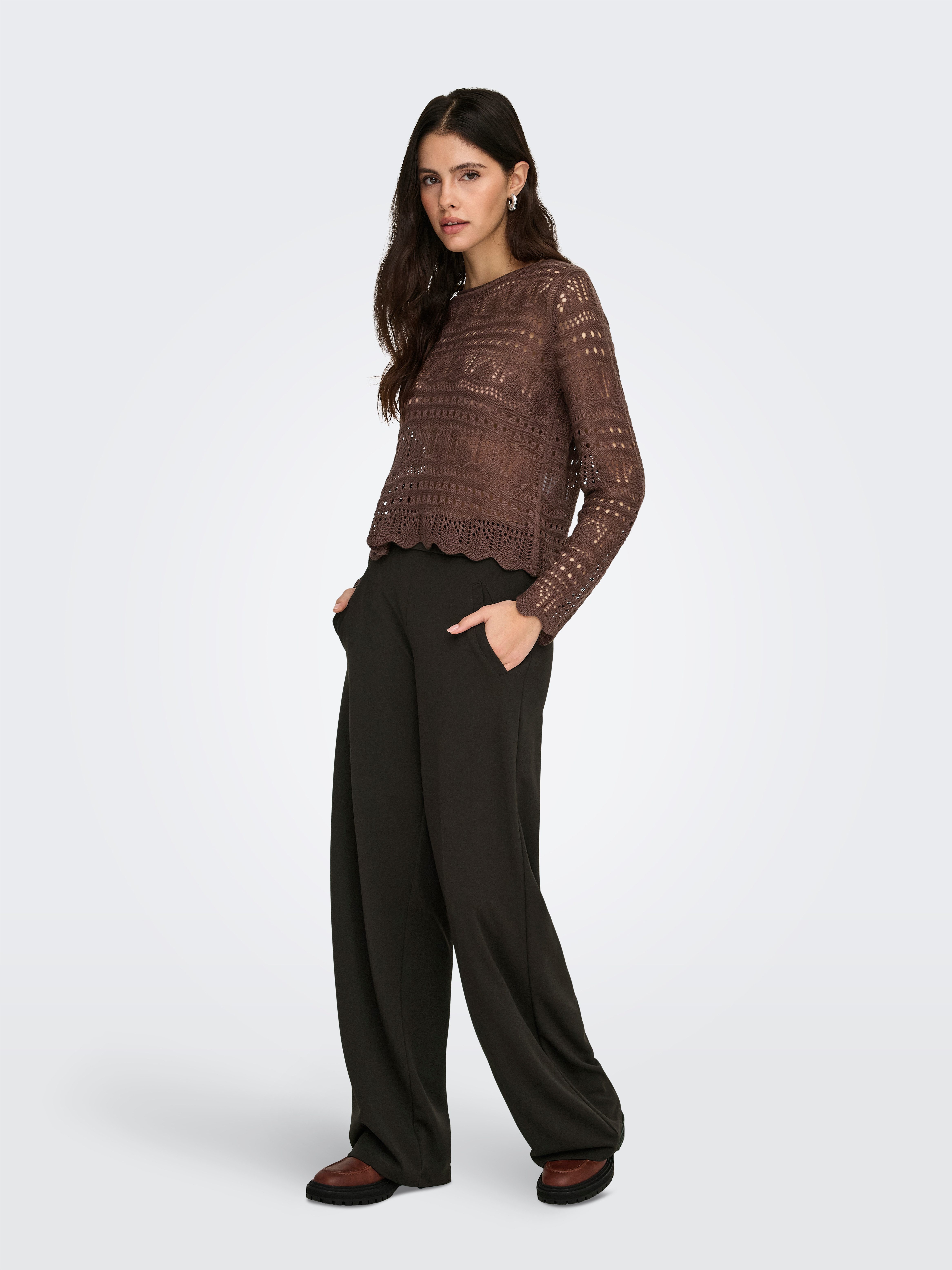 JDY Schlupfhose JDYLOUISVILLE CATIA WIDE PANT JRS NOOS Materialmix