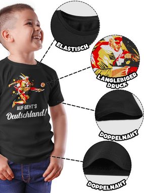 Shirtracer T-Shirt Auf gehts Deutschland (1-tlg) 2024 Fussball EM Fanartikel Kinder