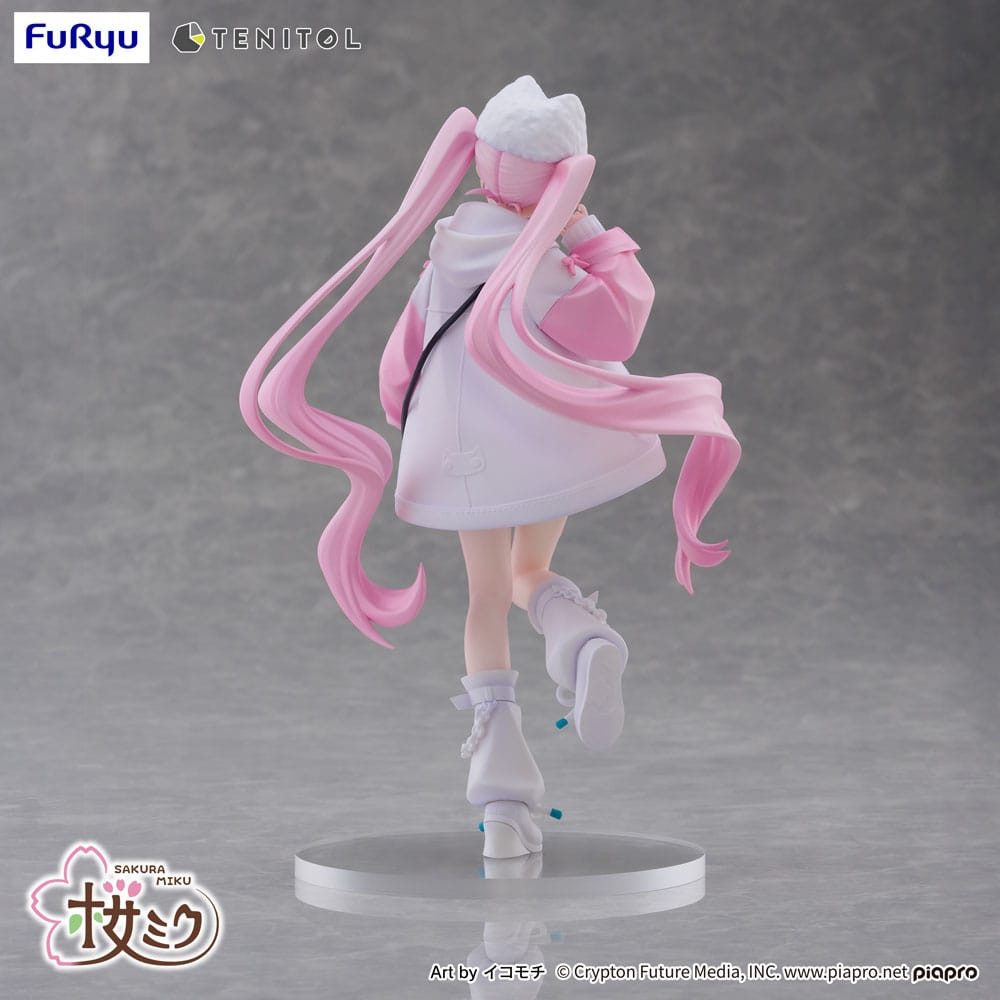 FuRyu Merchandise-Figur Hatsune Miku Tenitol PVC Sakura Miku Cool style [petit] 19 cm