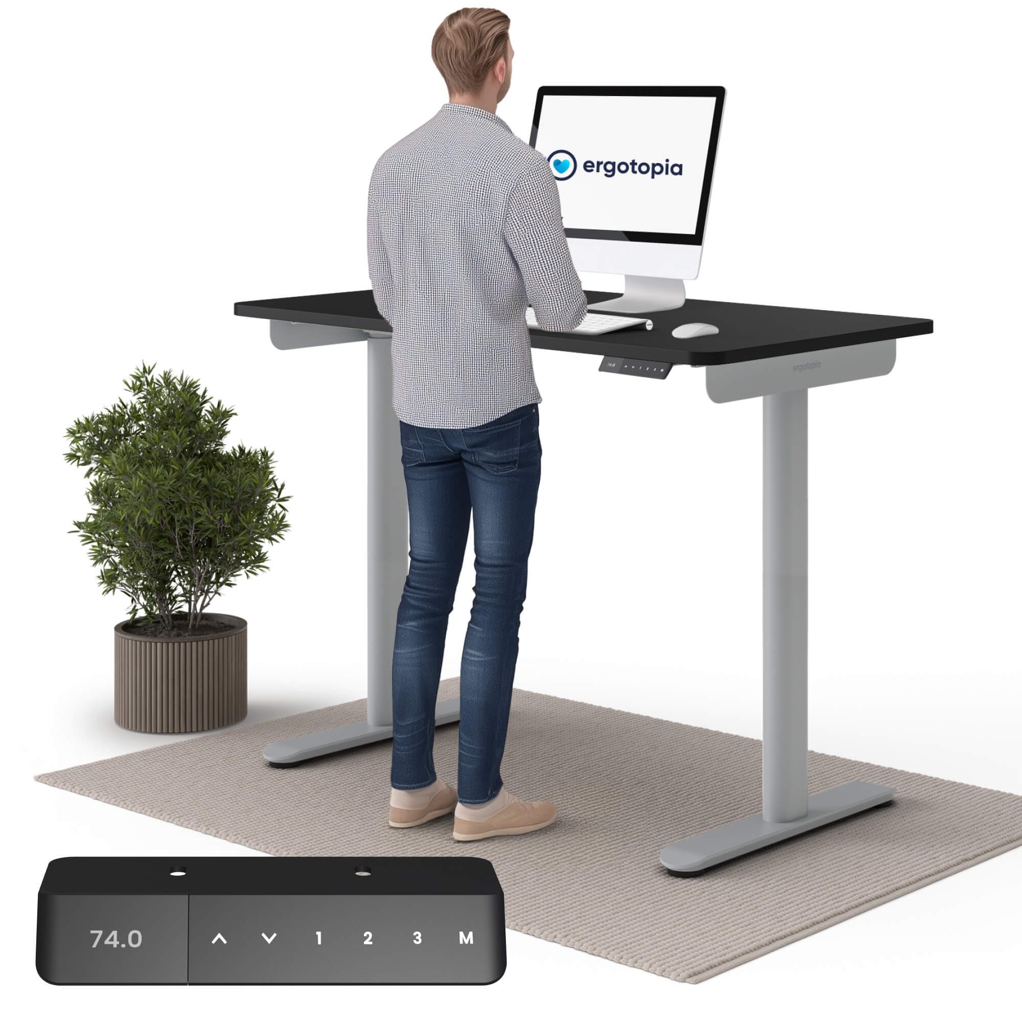 Ergotopia Schreibtisch Desktopia One (elektrisch höhenverstellbarer günstig online kaufen