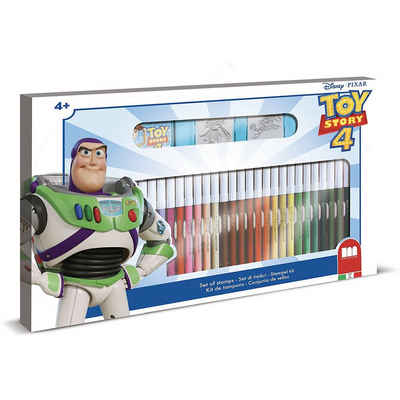 Multiprint Malvorlage XL-Malset Toy Story 4, 41-tlg., inkl. Malbuch &