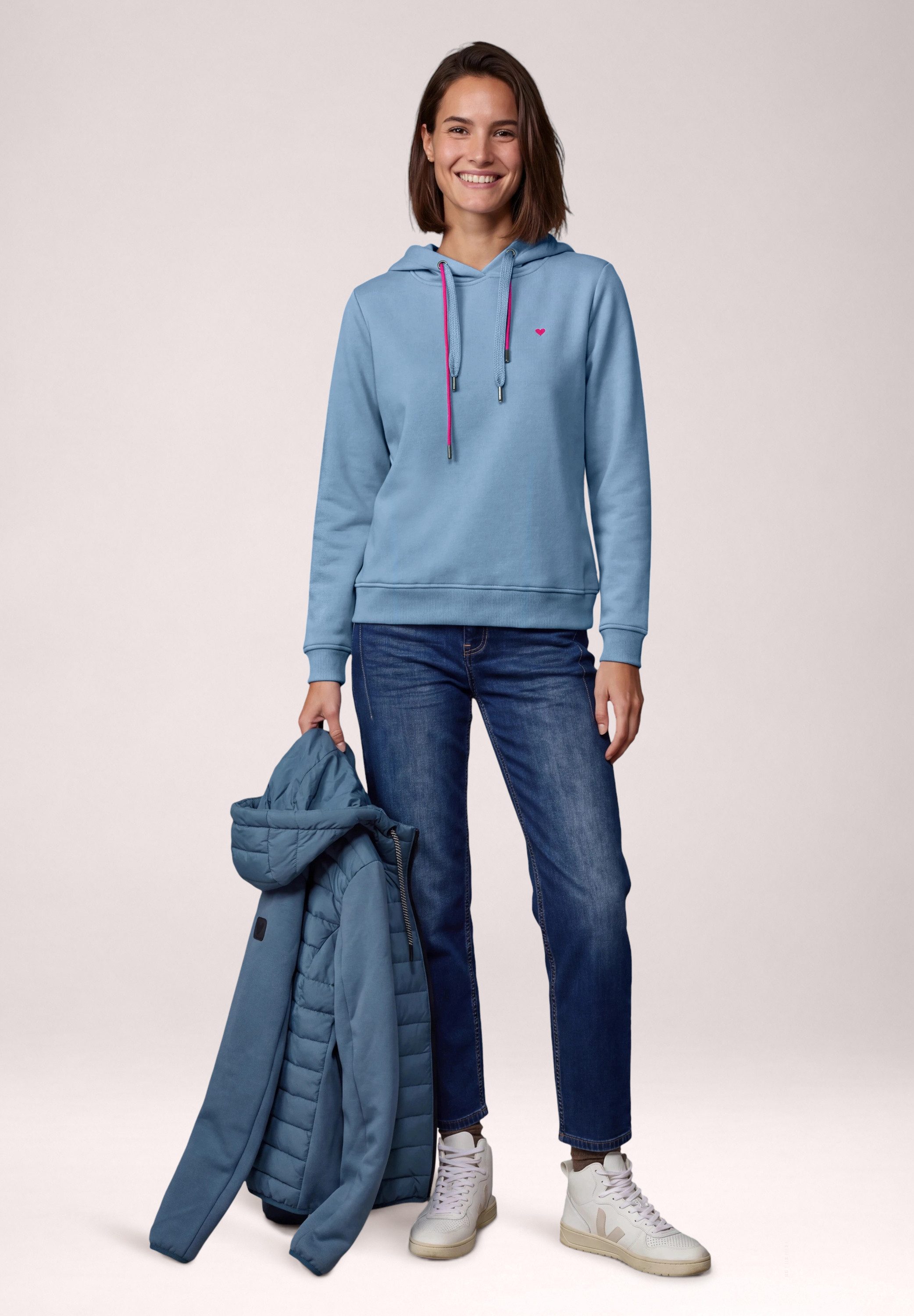 CECIL Hoodie im soften Baumwoll-Mix – Bild 3 von 5