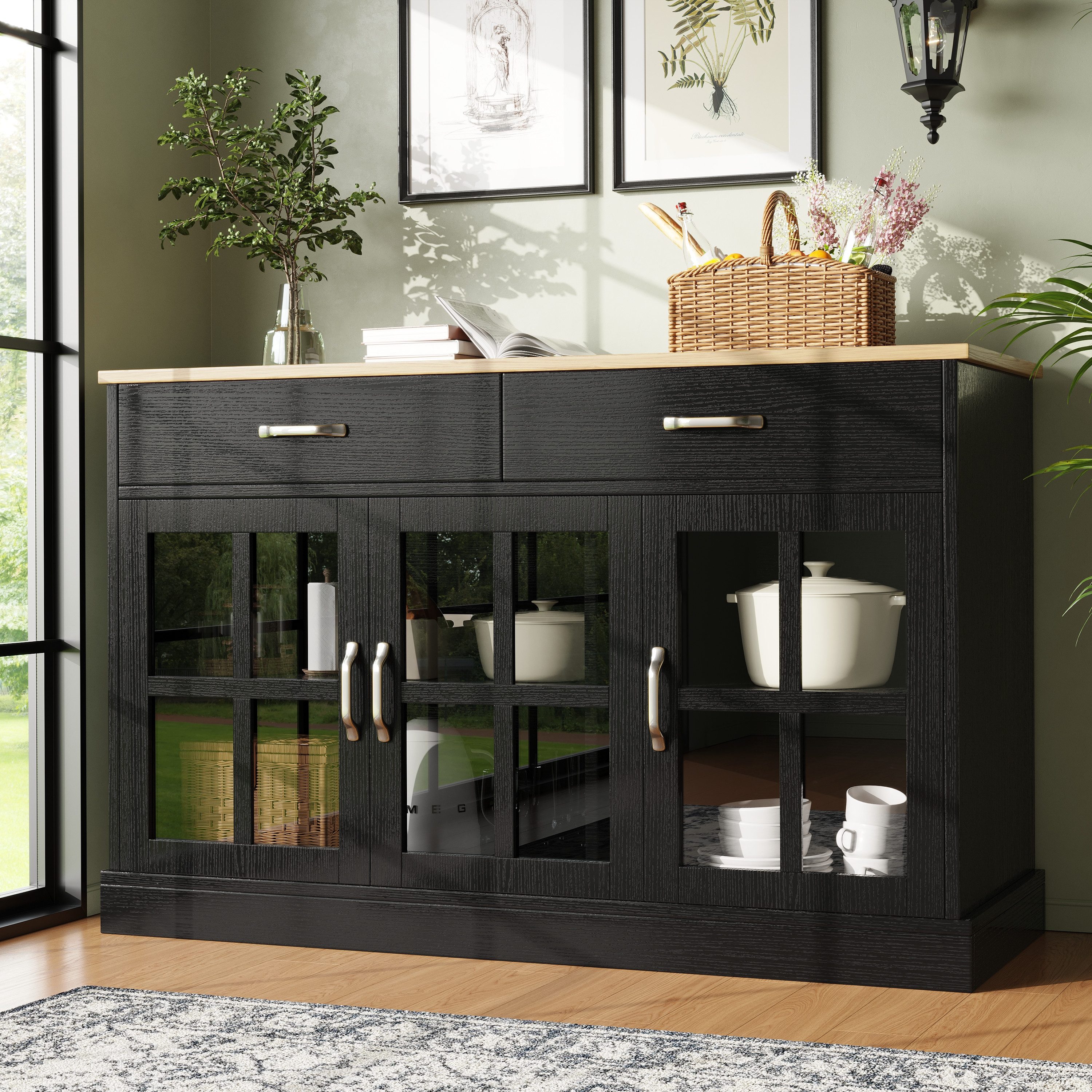 Flieks Sideboard mit 2 Schubladen und günstig online kaufen