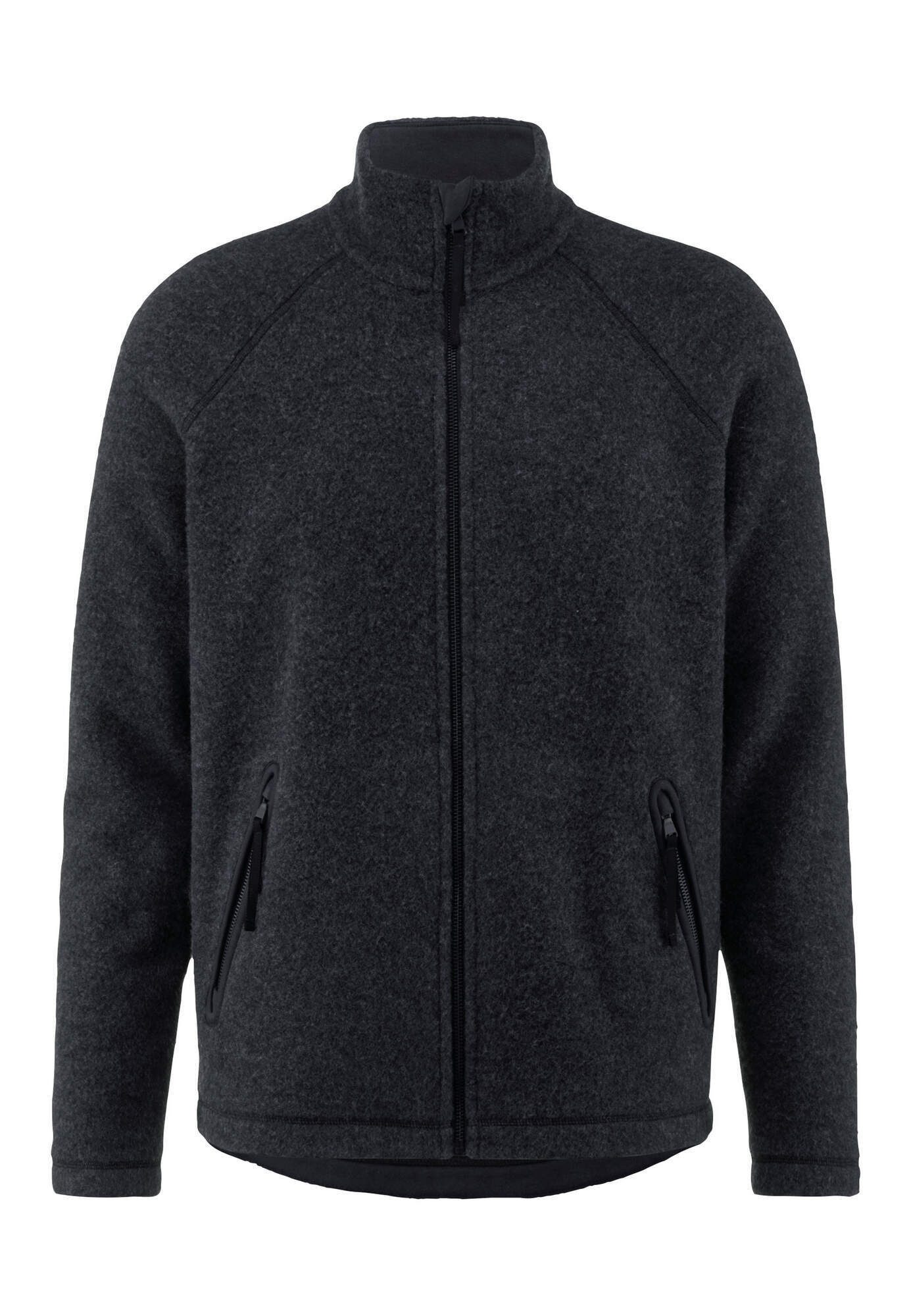 Fleecejacke aus reiner Bio-Merinowolle