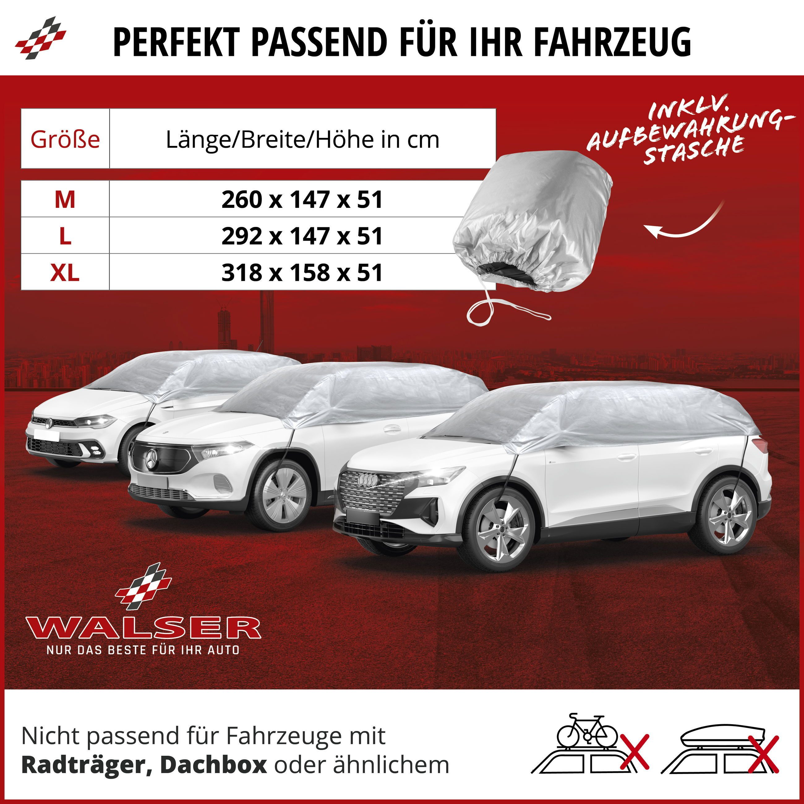 CarComfort Autoplane Autohalbgarage M (1-St., 1 Stück) – Bild 5 von 5