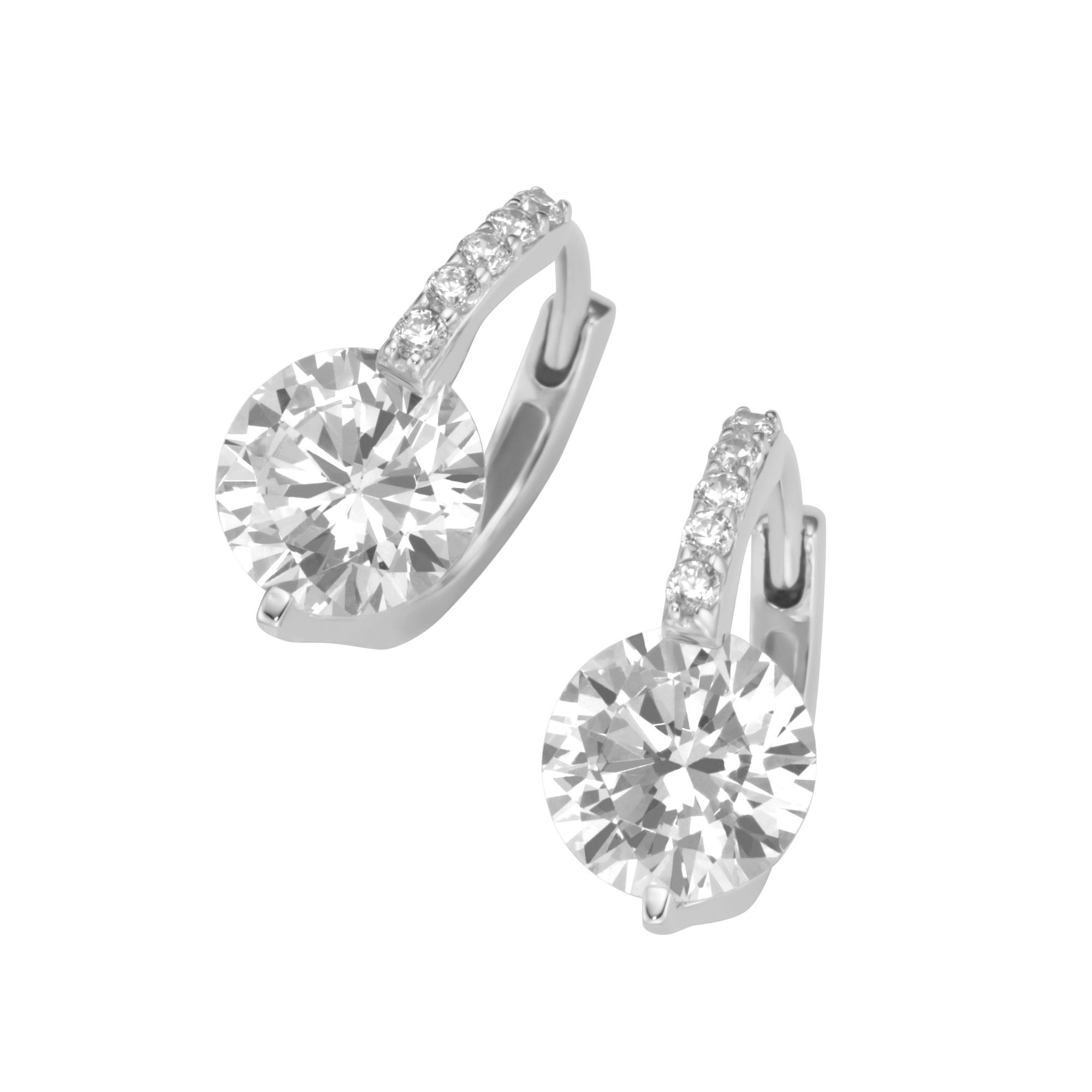 Smart Jewel Paar Creolen mit Zirkonia, Silber 925 günstig online kaufen