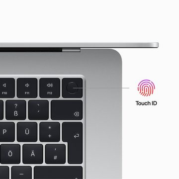 Apple MacBook Air 15'' Notebook (38,91 cm/15,3 Zoll, Apple M2, 10-Core GPU, 256 GB SSD, CTO)