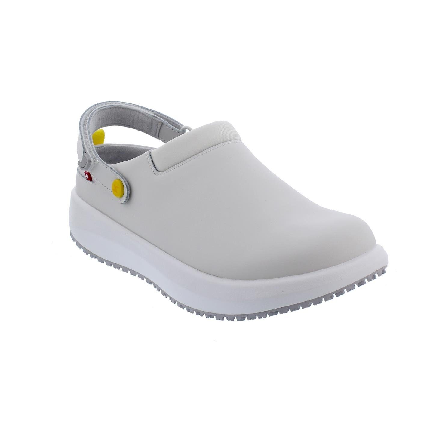 Joya Joya Ace ESD W White, Damenclog, Glattleder / Textil, Senso-Sohle JY02 günstig online kaufen