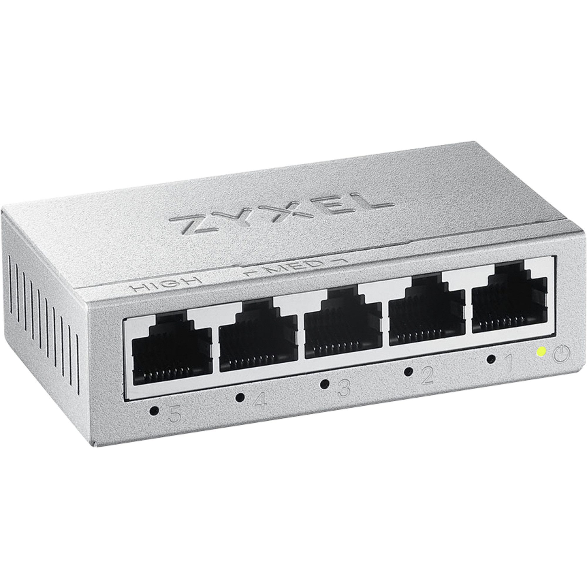 Zyxel Zyxel GS-105B V5, Switch, (5-Port Desktop Gigabit Netzwerk-Switch