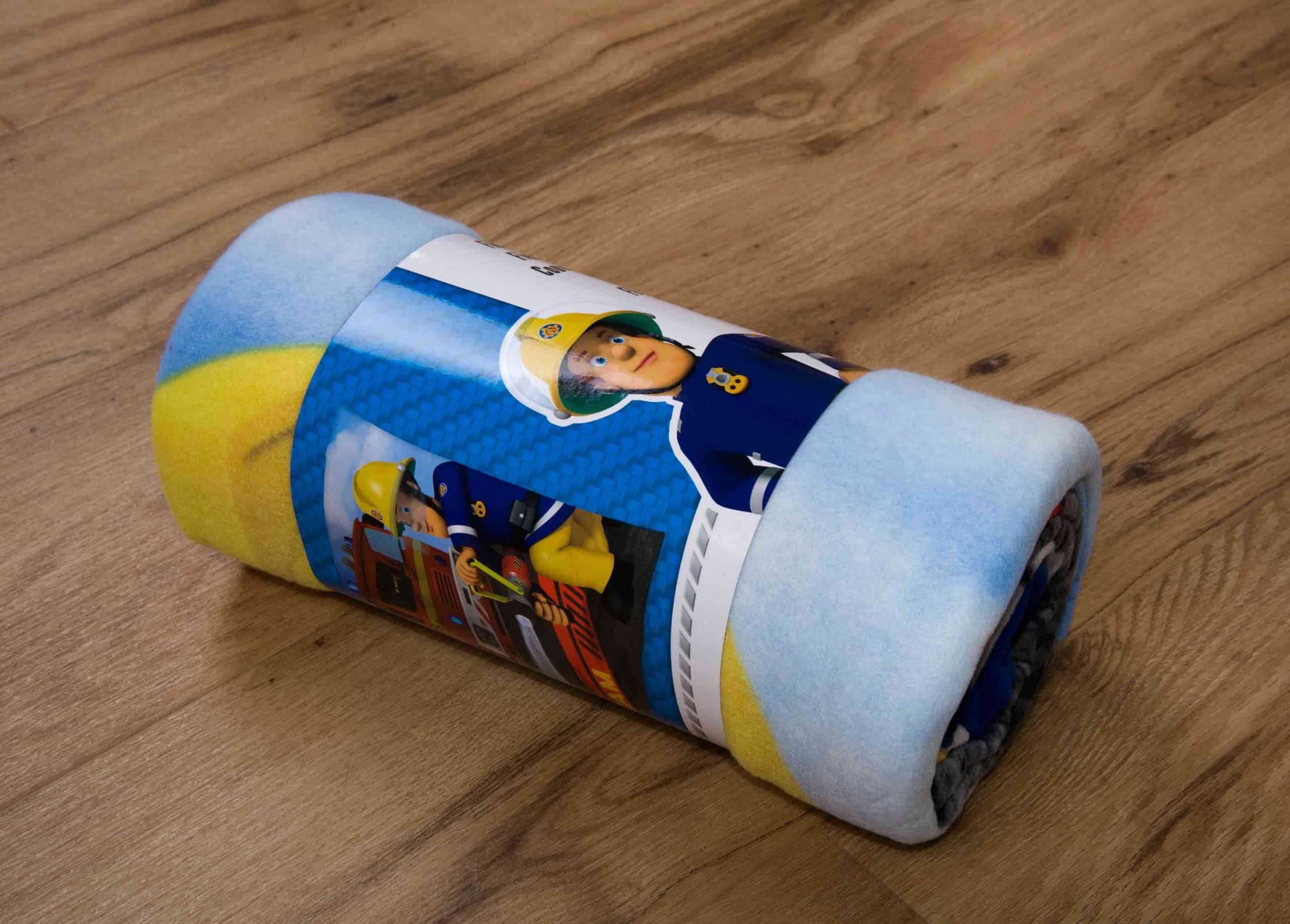 Kinderdecke - Feuerwehrmann Sam Fleecedecke - 130x160cm, Stoffschmiede, 100% Polyester