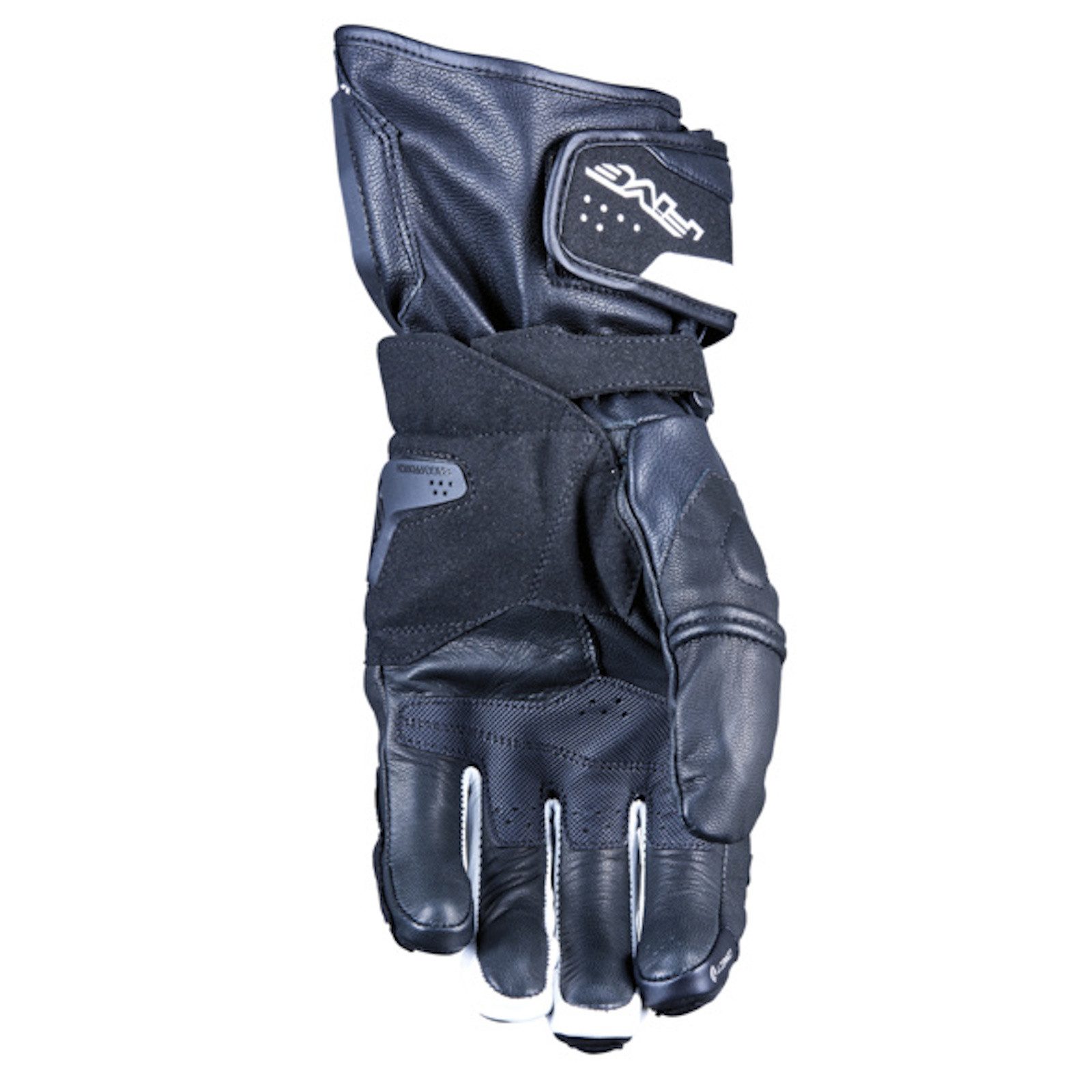 Five Gloves Motorradhandschuhe Five RFX4 EVO Motorradhandschuhe Schwarz / Weiss M mit Verstärkungen