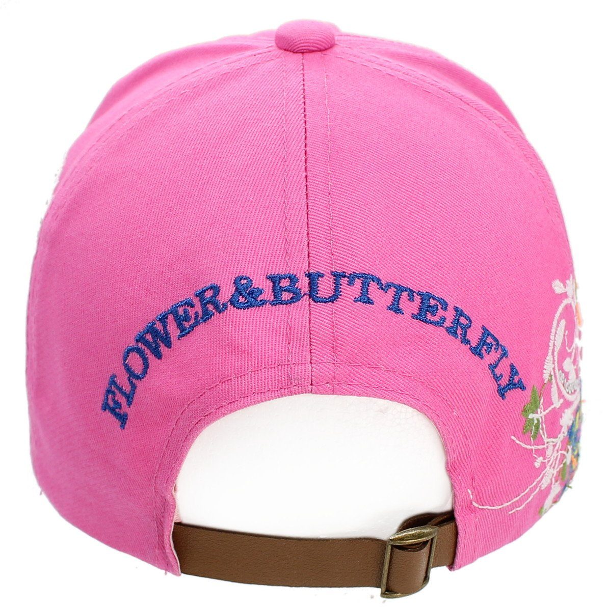 Frauen mit Belüftungslöcher Cap Sommerliche Baseballkappe Damen Bunt Baseball dy_mode Schirmmütze K230-Pink Kappe