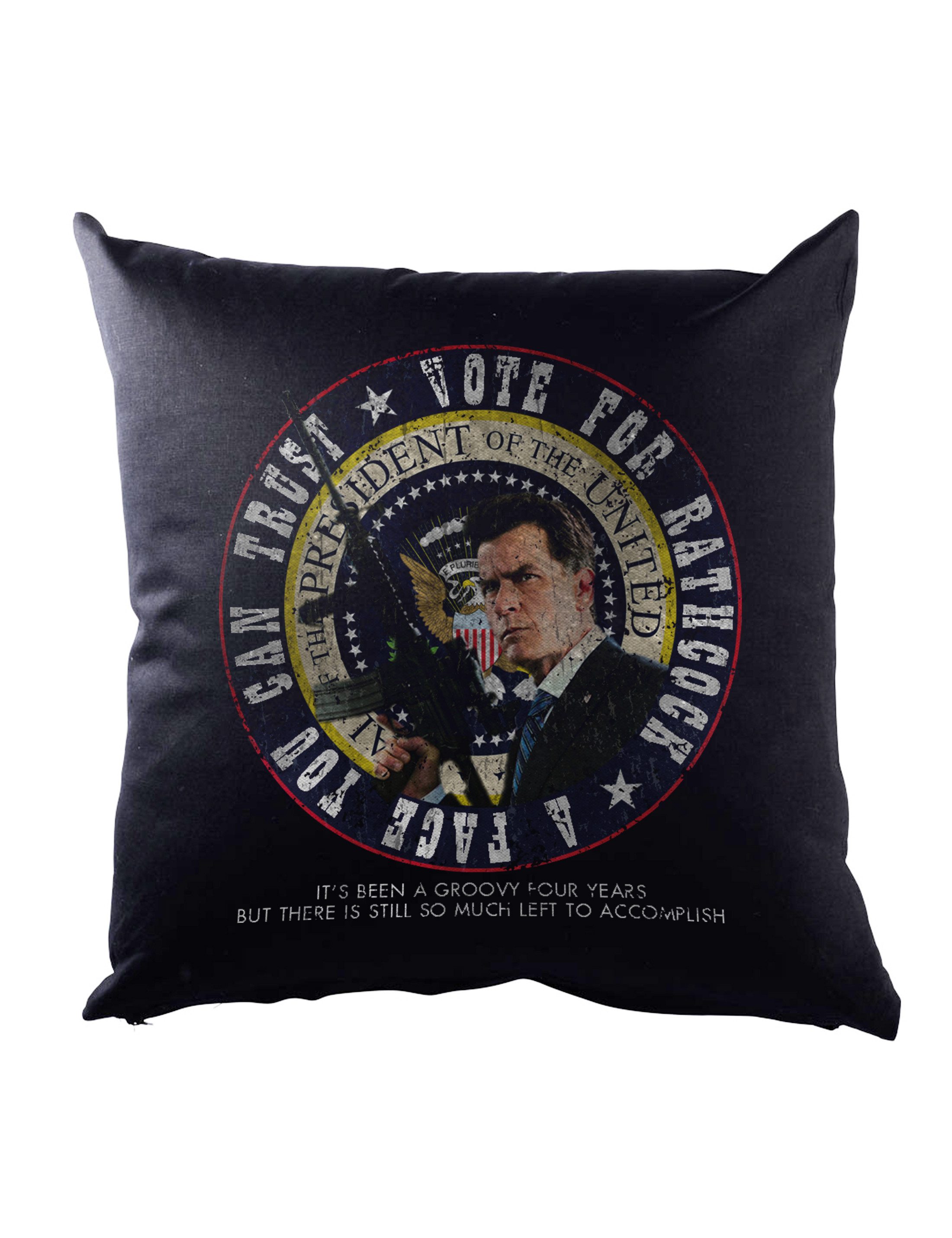 Urban Backwoods Dekokissen Vote For Rathcock Machete Dekokissen Symbol Sign Road Machete Movie, Che Guevara Guerilla Kills